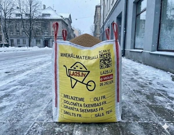Sāls-smilts maisījums BigBag maisos